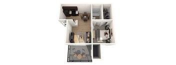 1 Bedroom 1 Bathroom 483 Sqft at Orchard on Gilbert Apartments in Arizona