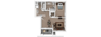 A1 Brandon Dunes 690 sqft at The Club at Coldwater Springs in Avondale Arizona