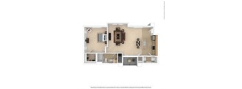 A2 1 bed 1 bath 946 sqft