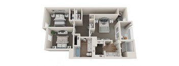 Three Bedroom Two and a Half Bath