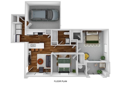 1 Bedroom 1 Bathroom at La Borgata Apartments