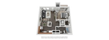 Acacia Pointe One Bedroom Floorplan