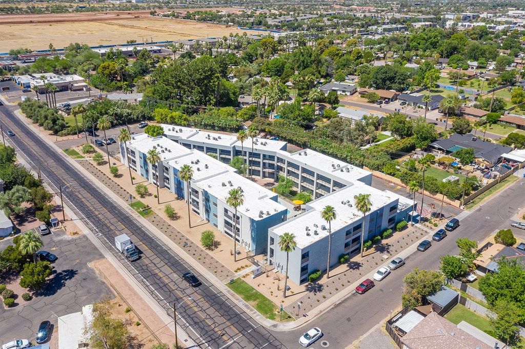 Aerial Exterior 2at Arcadia Lofts in Phoenix AZ Nov 2020 copy
