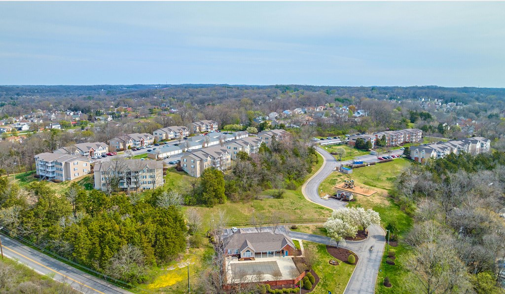 Aerial View of Avalon of Hermitage in Nashville