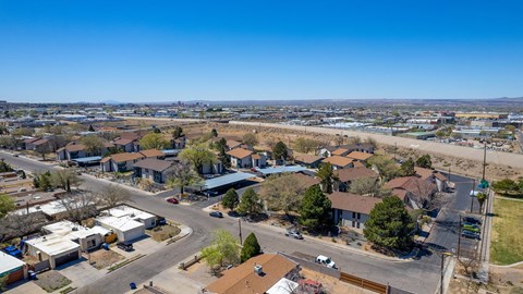 Aerial of Villa Esperanza Apartments in Albuquerque
