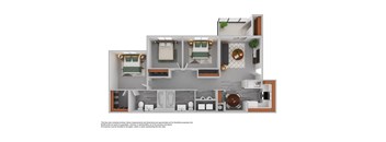 Aspen Ridge 3x2 1,100 sqft