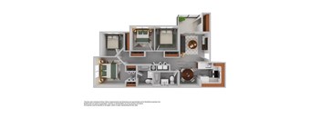 Aspen Ridge Apartments 4x2 1210 sqft