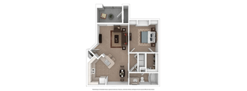 Augusta A2 697 sqft at The Club at Coldwater Springs in Avondale Arizona