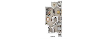 2 Bedroom 2 Bathroom (B3)