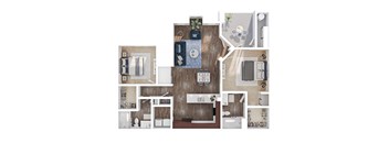 B3 Floorplan at Cambria Apartments in Gilbert Arizona