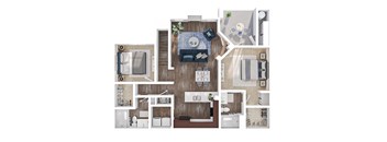 B5 Floorplan at Cambria Apartments in Gilbert Arizona