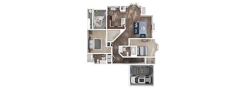 B6 Floorplan at Cambria Apartments in Gilbert Arizona