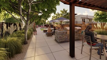 BBQ Area at The Carson Townhomes in Gilbert Arizona 2022 - Photo Gallery 52