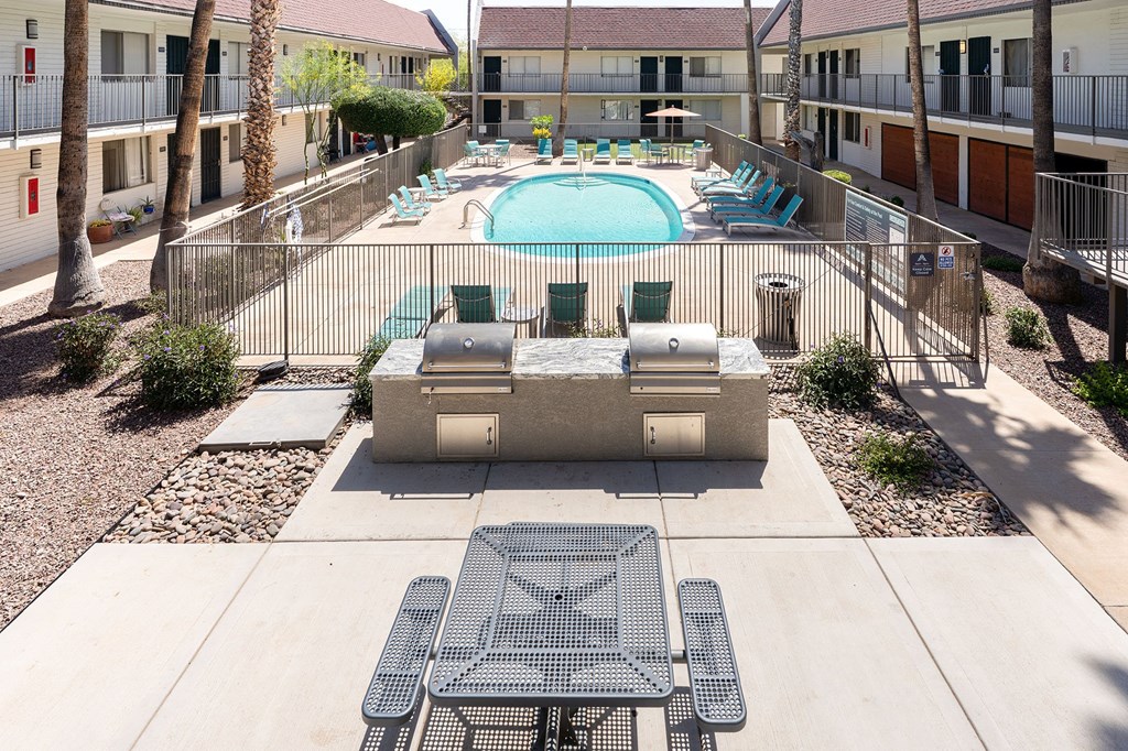 BBQ Picnic Area at Avani North Tucson Apartments in Tucson Arizona