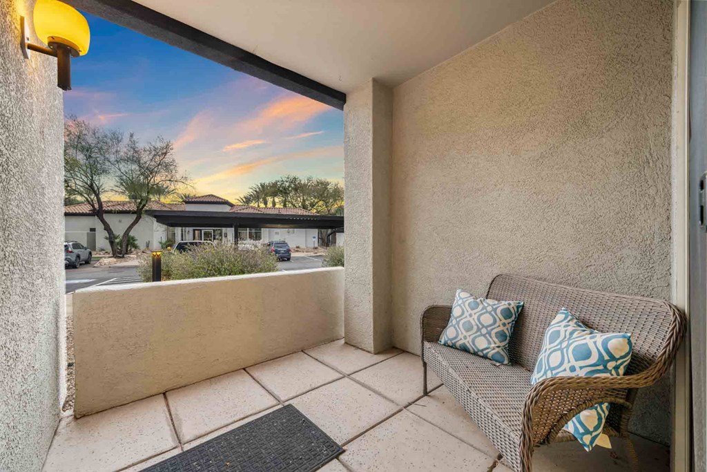 Balcony at Bear Canyon Apartments in Tucson Arizona