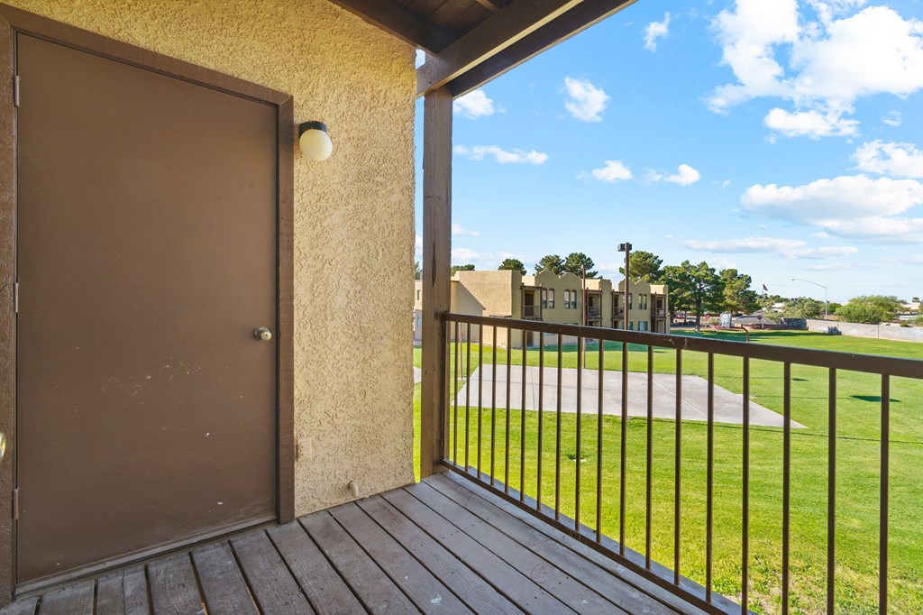 Balcony at Copper Ridge Apartments in Kingman Arizona