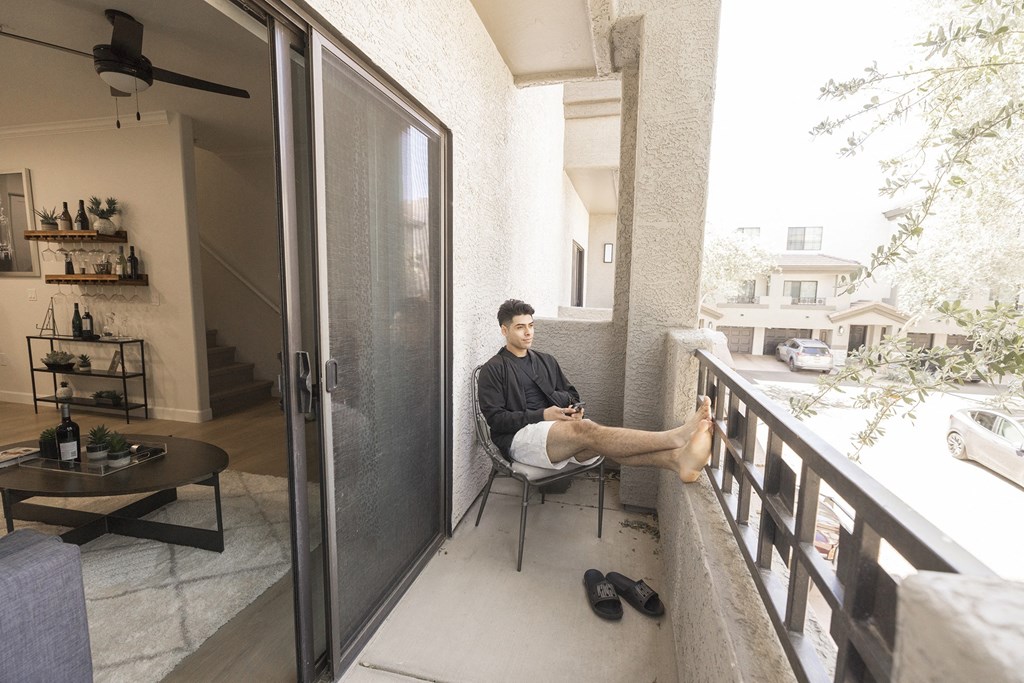 Balcony at Haven Townhomes at P83 in Peoria Arizona