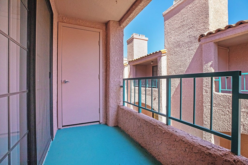 Balcony at Winterhaven Terrace Apartments in Tucson Arizona