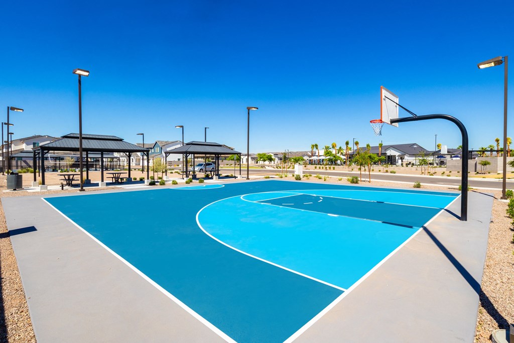 Basketball Court at Bella Encanta Townhomes in Mesa Arizona