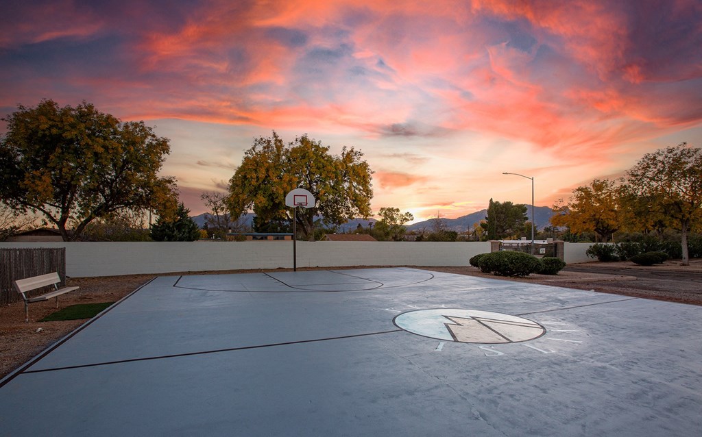 Basketball Court at Sky Island