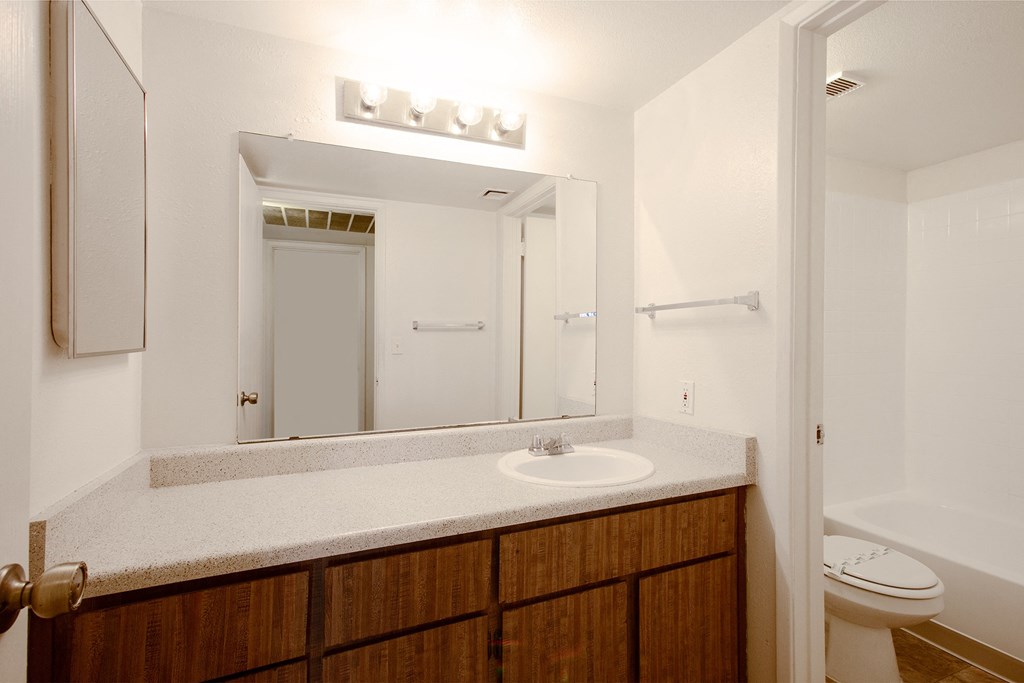 Bathroom Vanity at Townhomes on the Park in Phoenix Arizona