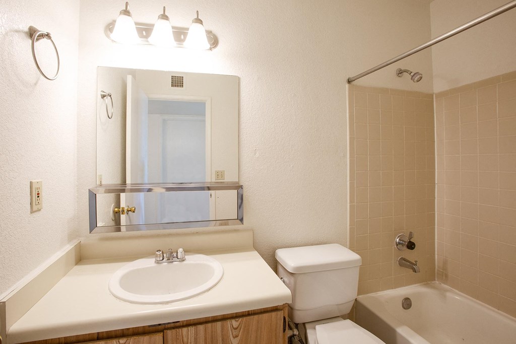 Bathroom at Acacia Hills Apartments in Tucson Arizona