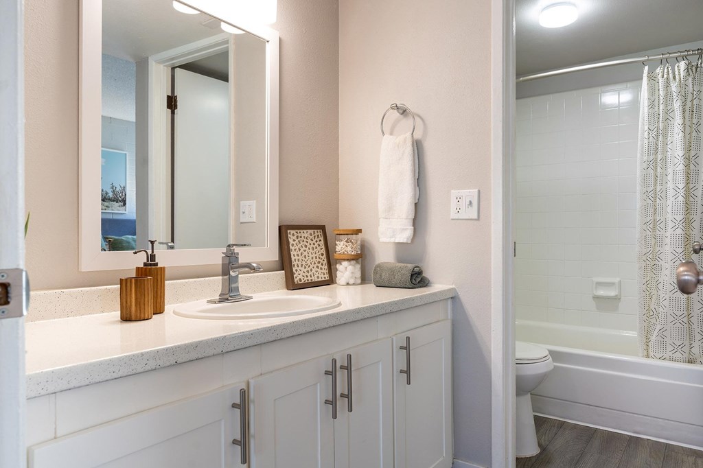 Bathroom at Avani North Tucson Apartments in Tucson Arizona