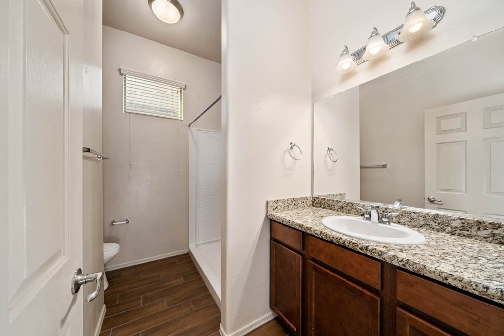 Bathroom at Avilla River Apartments in Tucson Arizona