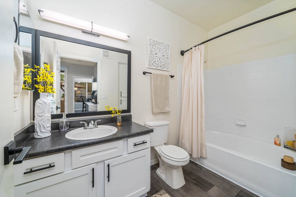 Bathroom at Bear Canyon Apartments in Tucson Arizona