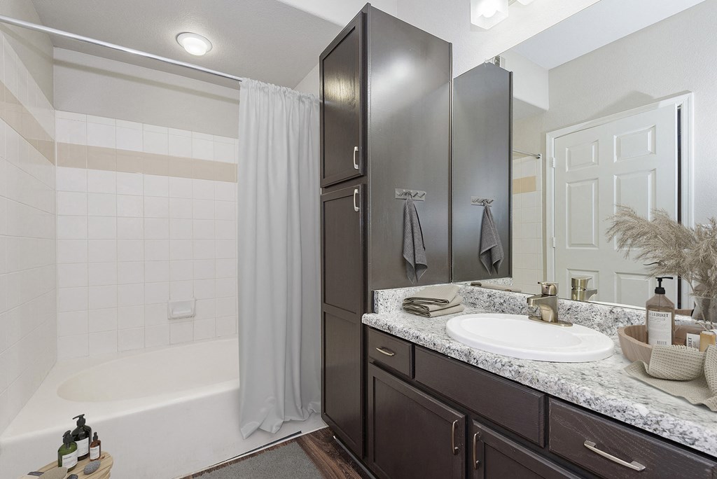 Bathroom at Cambria Apartments in Gilbert Arizona