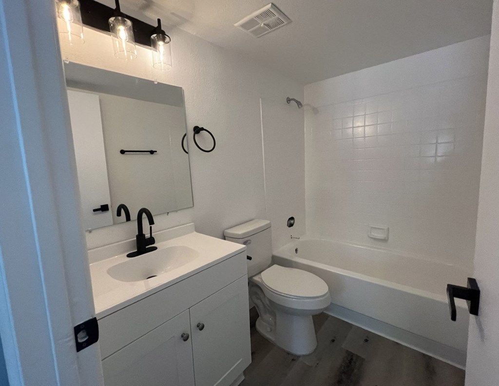 Bathroom at La Primera at Green Valley Apartment Homes in Green Valley Arizona