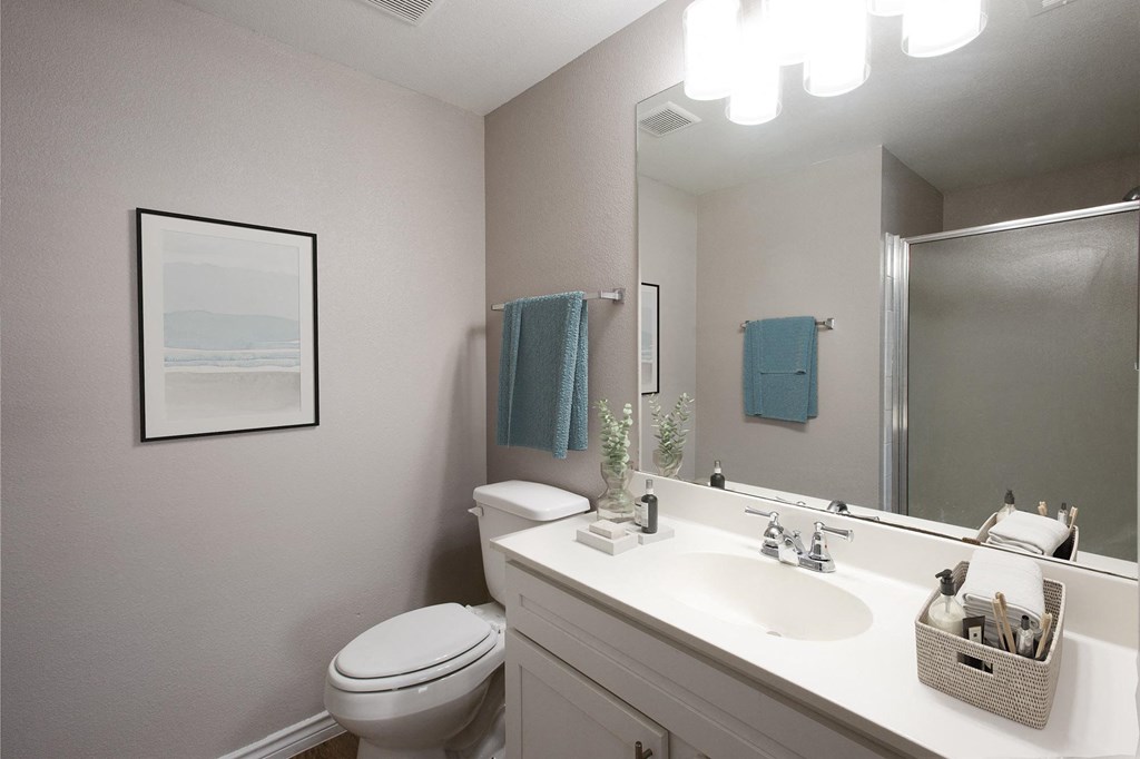 Bathroom at Links at Forest Creek in Round Rock Texas near Austin