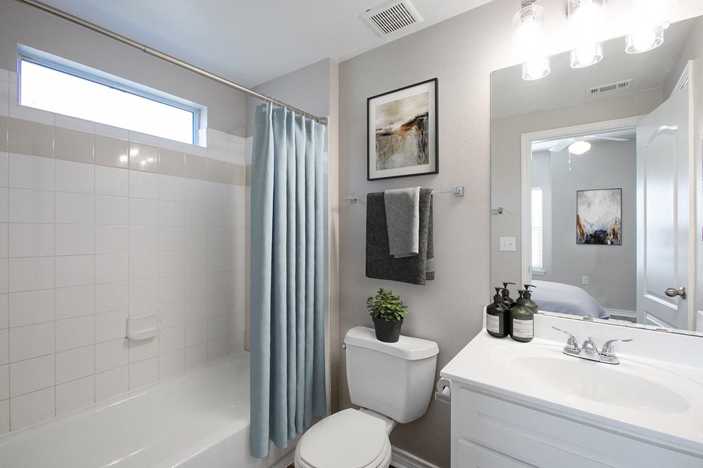 Bathroom at Links at Forest Creek in Round Rock Texas near Austin