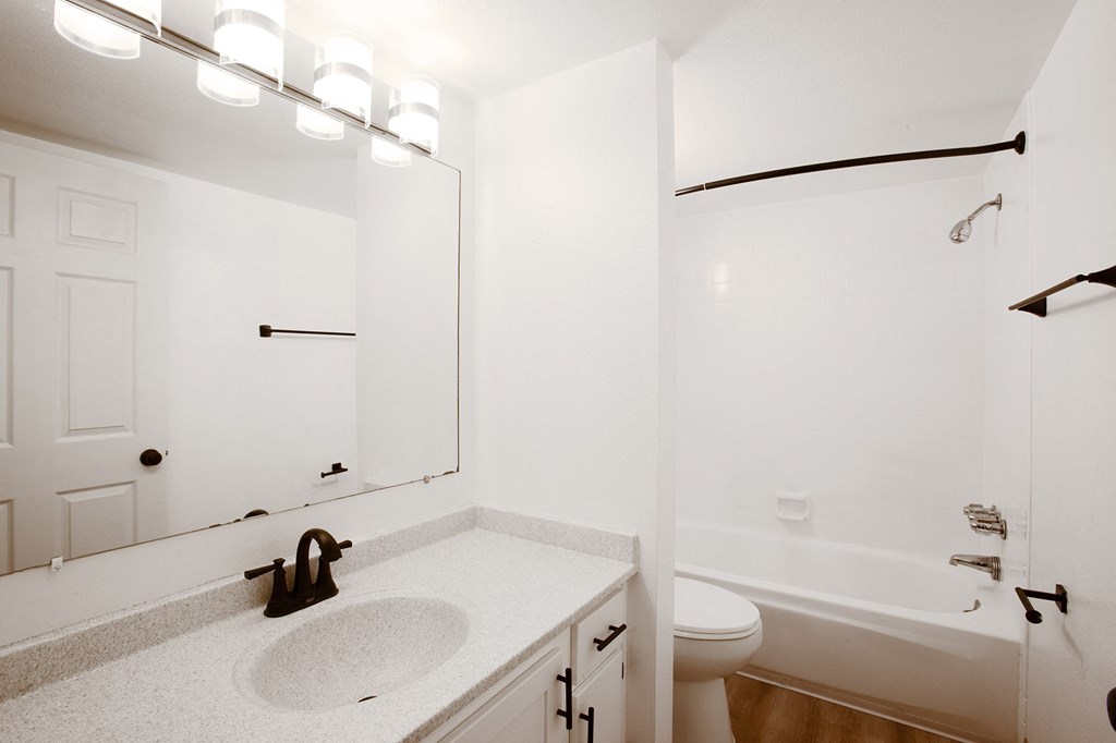 Bathroom at Los Altos Towers Apartments in Albuquerque NM