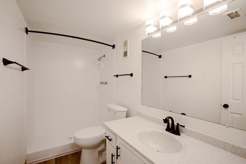 Bathroom at Los Altos Towers Apartments in Albuquerque NM