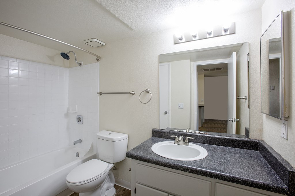 Bathroom at Nine90 Apartments in Tucson Arizona