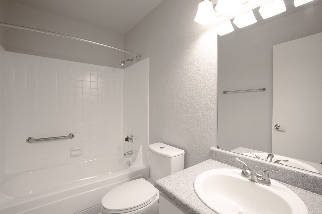 Bathroom at Orange Tree Village Apartments in Tucson AZ