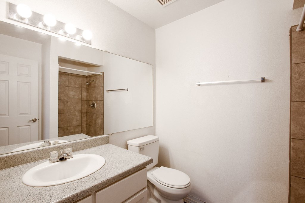 Bathroom at Park Place Apartments in Las Cruces New Mexico