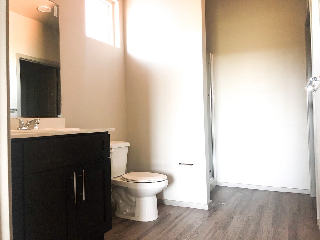 Bathroom at Pinot Lofts in Sedona Arizona July 2020