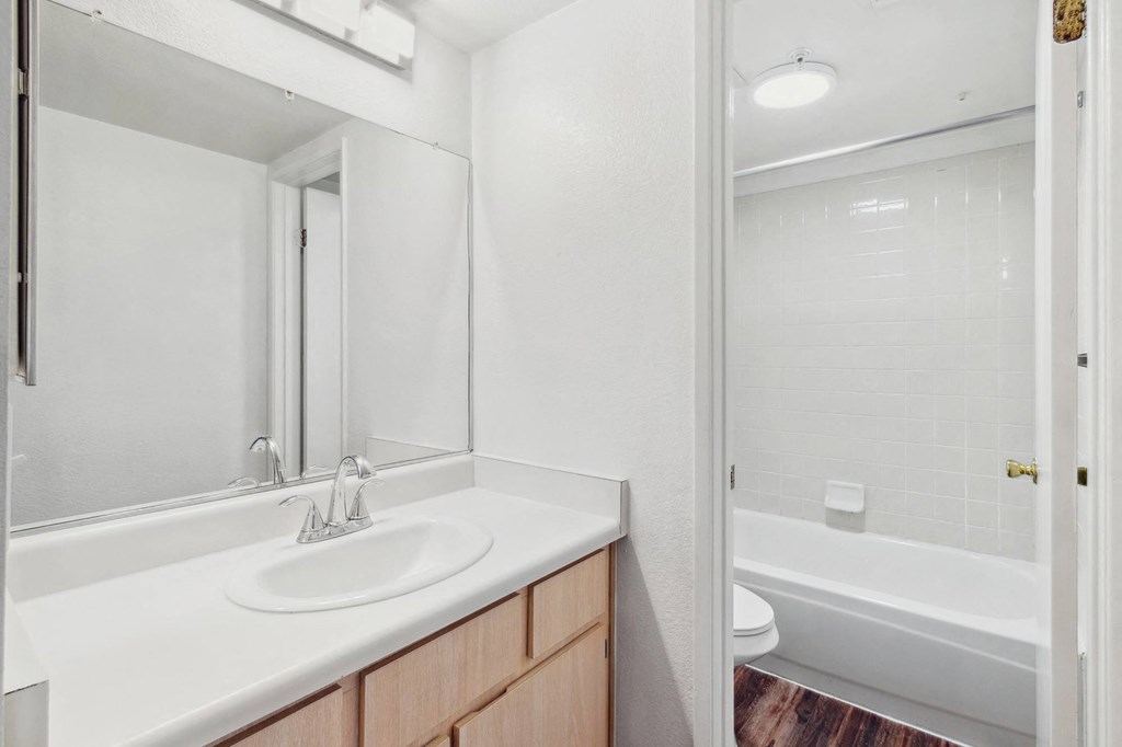 Bathroom at Stone Ridge Apartments in Bullhead City