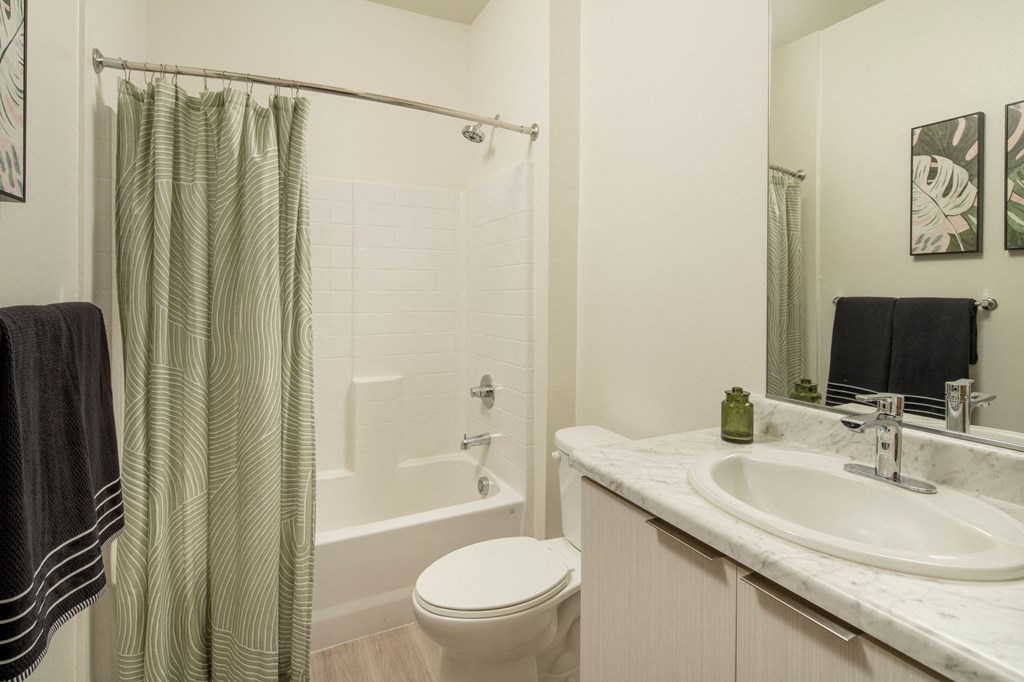 Bathroom at Streamliner 67th in Phoenix Arizona