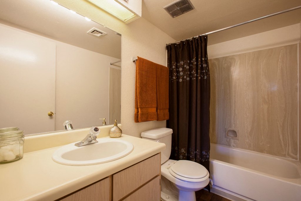 Bathroom at Sunrise Ridge Apartments in Tucson AZ