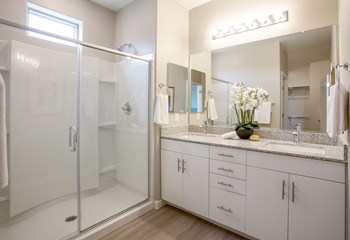 Bathroom at The Carson Townhome Apartments - Photo Gallery 34