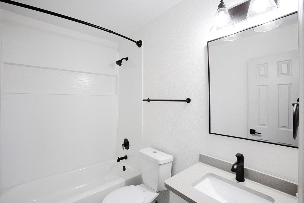 Bathroom at The Grove at Tramway Apartments in Albuquerque New Mexico