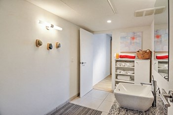 Bathroom sink at The Regency Apartments in Tempe Arizona July 2020 - Photo Gallery 6