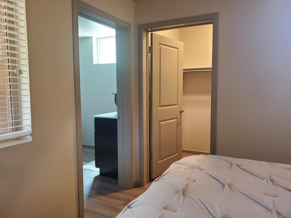 Bedroom at Pinon Lofts Apartments in Sedona AZ