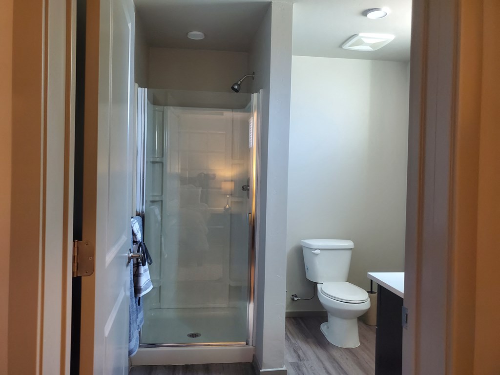 Bedroom at Pinon Lofts Apartments in Sedona AZ