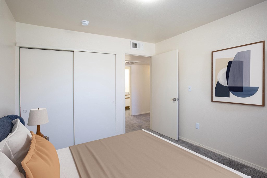 Bedroom 3 Bedroom Floorplan at Aspen Ridge Apartments in Albuquerque New Mexico