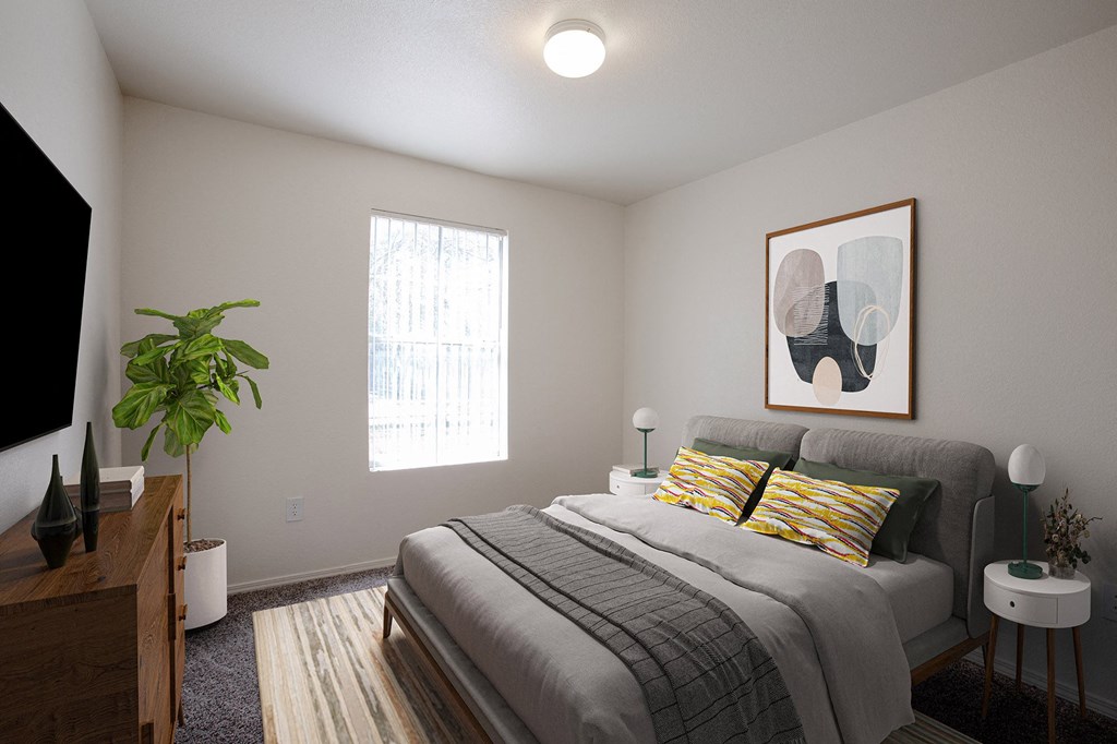 Bedroom 4 bedroom Floorplans at Aspen Ridge Apartments in Albuquerque New Mexico