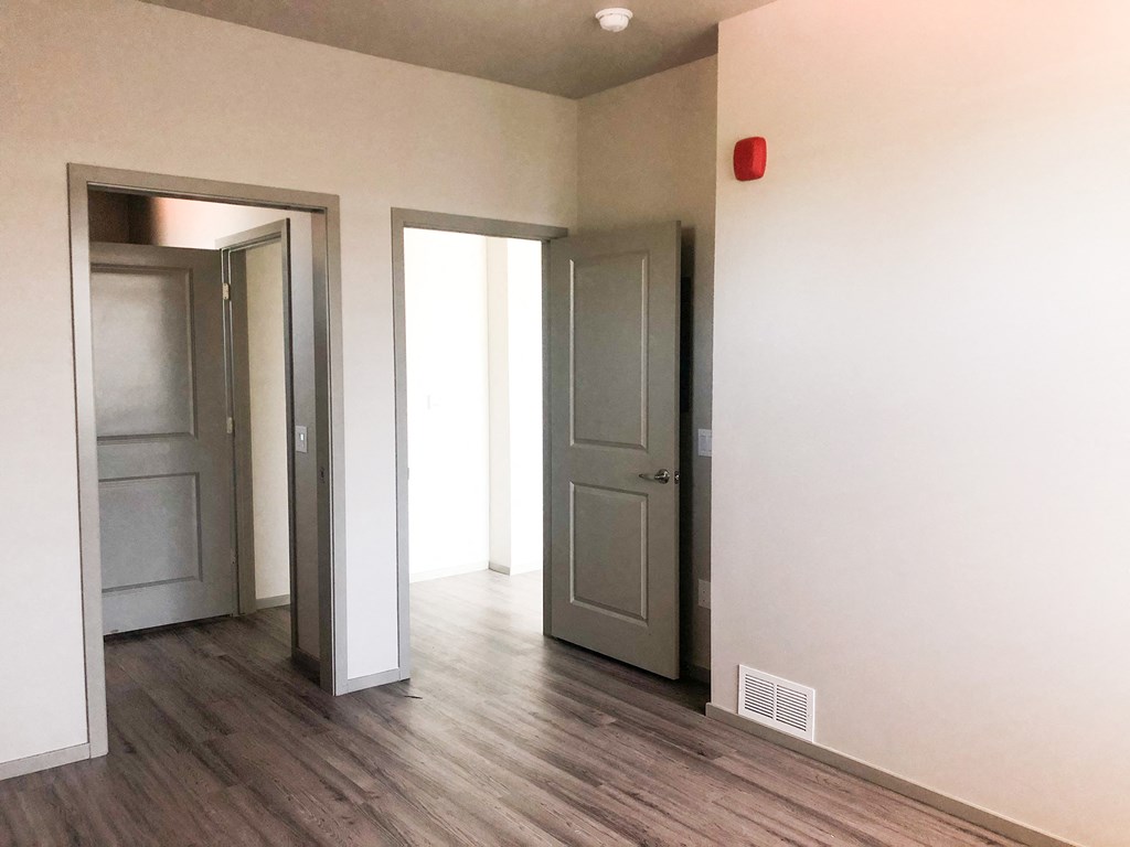 Bedroom Doorway at Pinot Lofts in Sedona Arizona July 2020